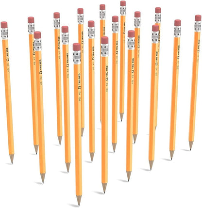 TRU RED Wooden Pencils, #2 Lead, Pre‑Sharpened, 72 Pack – Classroom‑Ready Writing Pencils for School & Office Use