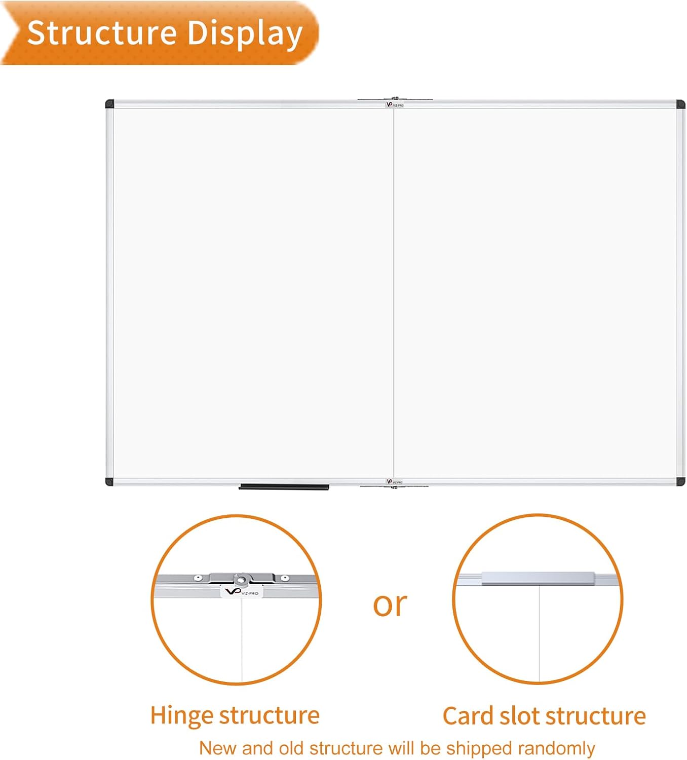 VIZ-PRO Magnetic Whiteboard/Dry Erase Board, 18 X 12 Inches, Includes 1 Eraser & 2 Markers & 4 Magnets
