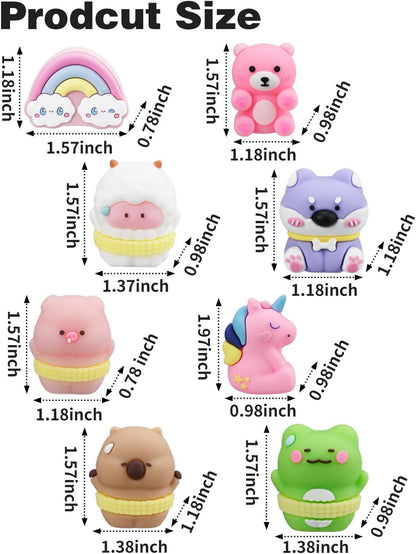 8 PCS Pencil Sharpener for Kids, Pencil Sharpener Manual, Cartoon Handheld Little Pencil Sharpeners, Kawaii Stationary Gifts, Small Favors Gifts for Office Supplies (Style 1)