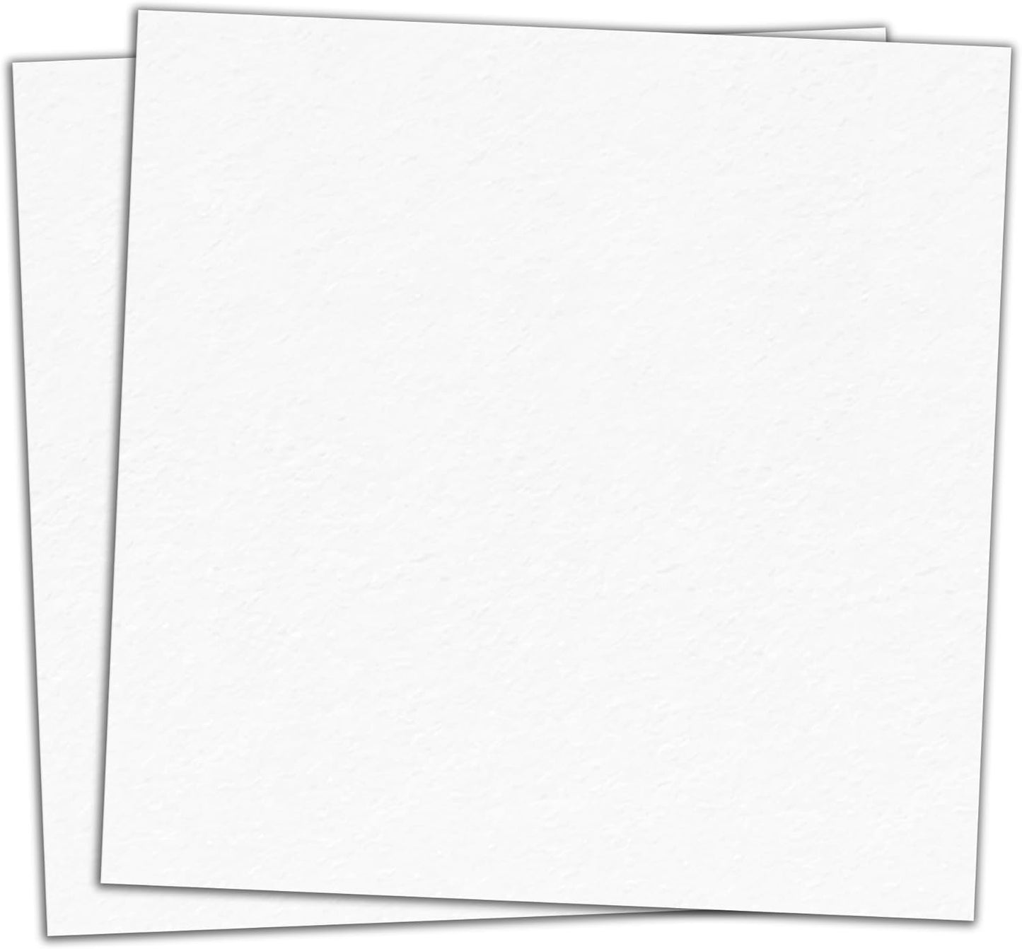 25 Pieces, (110 lb/300 gsm) - White Cardstock 12 x 12, Large Heavy Thick Card Stock Paper, Heavyweight 12x12