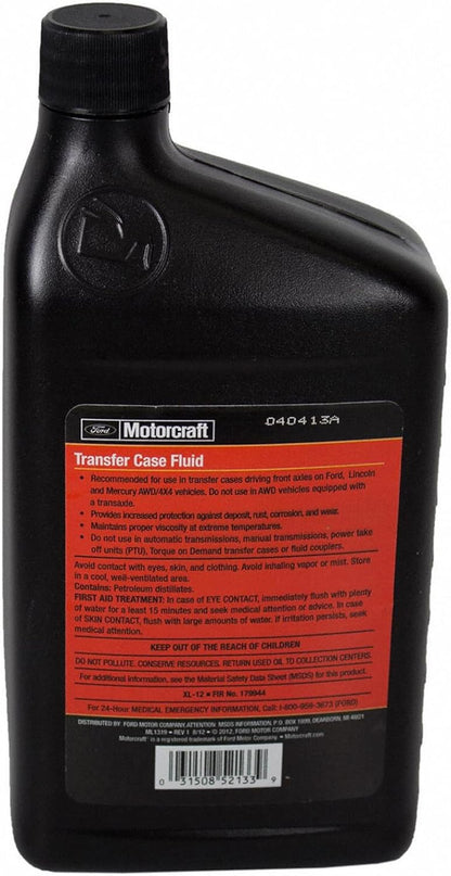 Ford Transfer Case Fluid - XL-12-1 Quart Bottle (for Select Models and Years of Ford, Lincoln, and Mercury Vehicles)