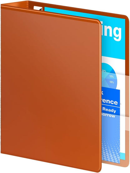 Wilson Jones 3 Ring Binder 4 Inch, Ultra Duty D-Ring View Binder with Extra Durable Hinge, Customizable, Black (W86641)