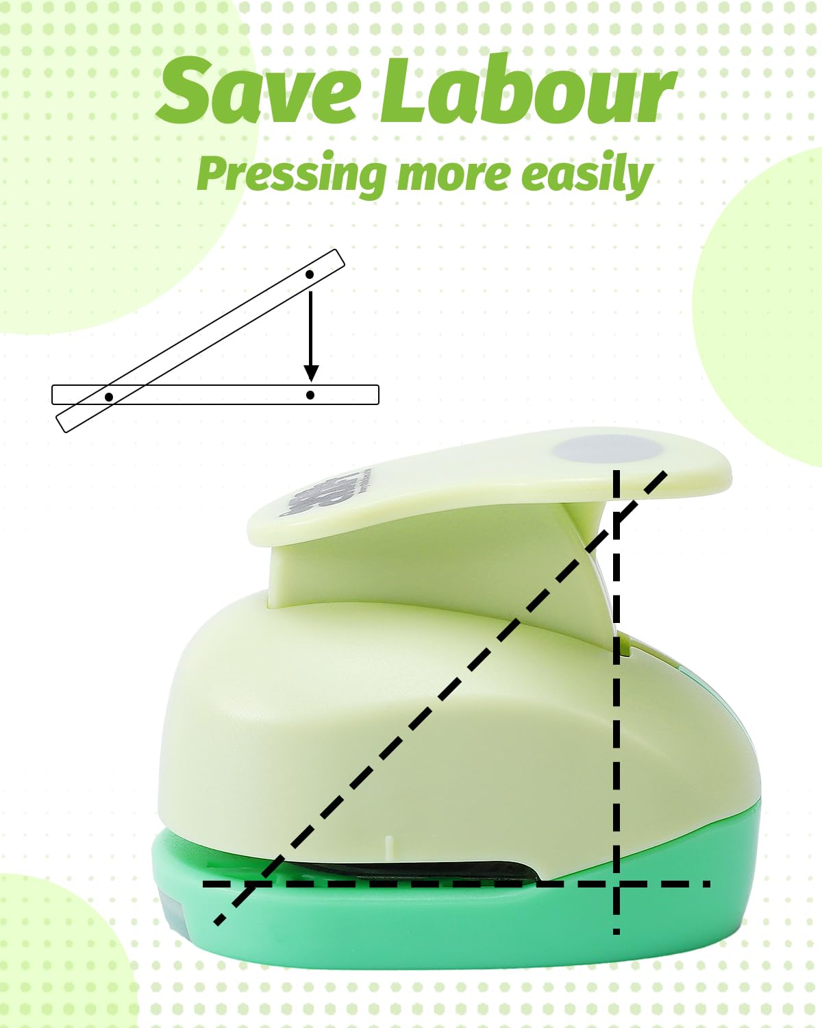 UCEC 2 Inch Circle Punch, Paper Punch, 2 Inch Hole Punch, Circle Hole Punch Cutters for Paper Crafts DIY Handmade Crafting Scrapbook Tools Cards Arts Fun Projects