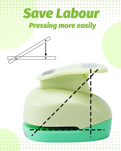 UCEC 2 Inch Circle Punch, Paper Punch, 2 Inch Hole Punch, Circle Hole Punch Cutters for Paper Crafts DIY Handmade Crafting Scrapbook Tools Cards Arts Fun Projects