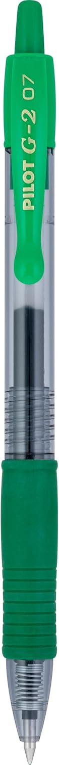 PILOT G2 Premium Refillable & Retractable Rolling Ball Gel Pens, Fine Point, Blue Ink, 12-Pack (31021)