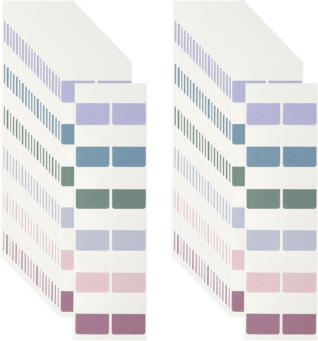 PATIKIL Clear Index Sticky Tabs, 240 Pcs Large Transparent Sticky Notes Bookmarks Planner Stickers Page Tabs for Office Notebooks File Folder Ledger Book, Gradient Purple