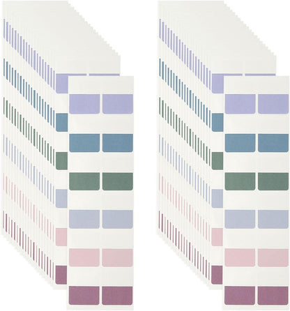 PATIKIL Clear Index Sticky Tabs, 240 Pcs Large Transparent Sticky Notes Bookmarks Planner Stickers Page Tabs for Office Notebooks File Folder Ledger Book, Gradient Purple