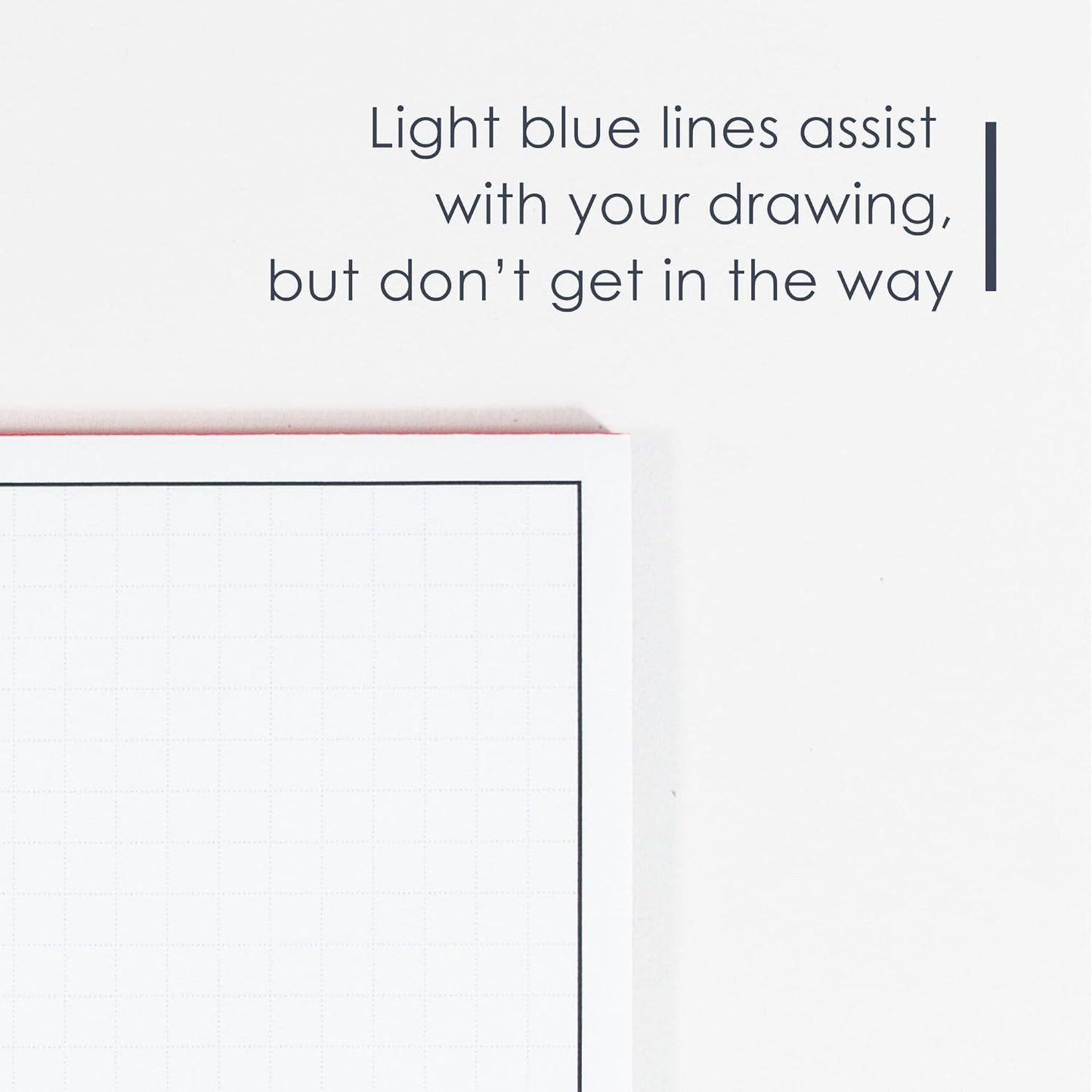 GeekNavy 11" x 17" Quadrille Graph Paper 50 Sheets Landscape - 0.25" 4x4 Square Grid, Blueprint, High Brightness, Border-Outlined, Large Drafting (1-Pack)