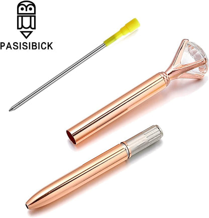 PASISIBICK 3.2 in Black Ink Ballpoint Pen Refills for Metal Diamond Pen(Pack of 20)