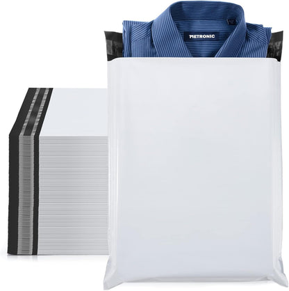 Metronic Poly Mailers 10x13 300 Pcs, Small Shipping Bags for Clothes, Shipping Envelopes for Small Business, Strong Adhensive Mailing Bags, Haze Blue