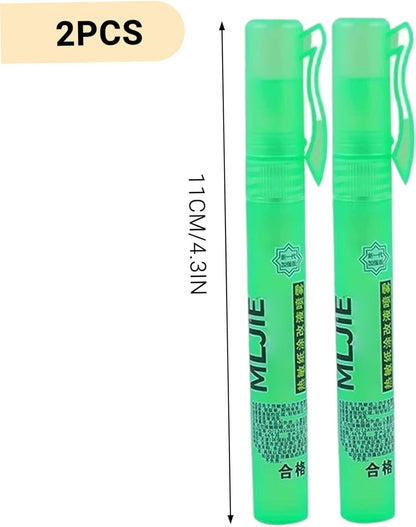 2Pcs White out Liquid Quick Spry Thermal Paper Eraser with Lid Portable Correction Fluid for School Office Information Protection