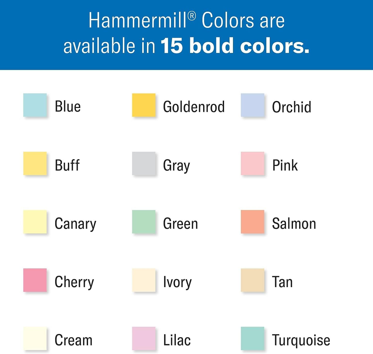 Hammermill Colored Paper, 20lb Pink Printer Paper, 8-1/2 x 11- 1 Ream (500 Sheets) - Made in the USA, Pastel Paper, 103382R