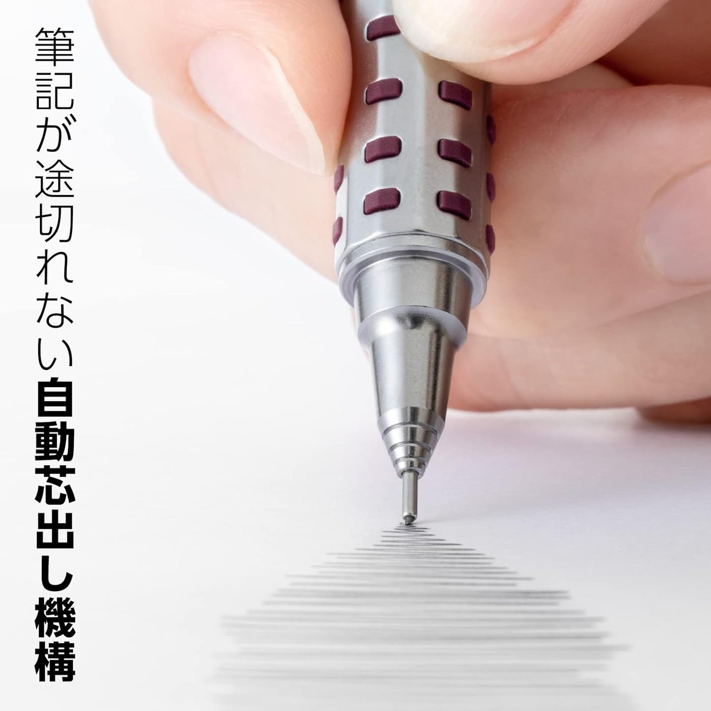 Pentel XPP2005-Z Orens AT 0.5mm Silver Mechanical Pencil