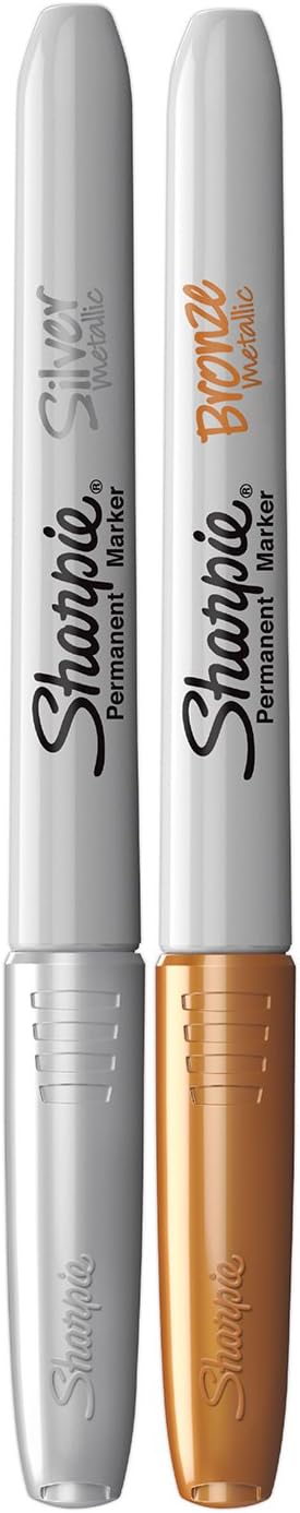 Sharpie Permanent Markers, Fine Point, Black, 12 Count