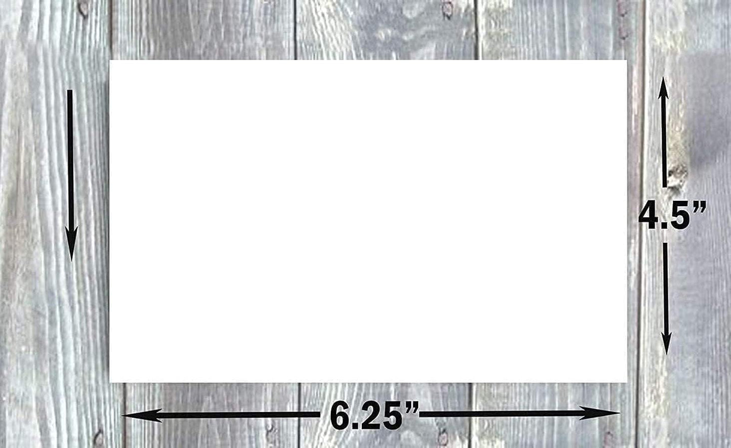 Hamilco Blank Index Cards 6" x 9" Heavyweight Card Stock 80lb Cover White Cardstock Paper - 100 Pack