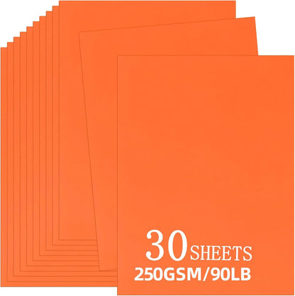 30 Sheets Sage Green Cardstock 8.5'' x 11'', 250gsm/92lb Heavyweight Cover Cardstock Paper, Thick and Smooth Card Stock Perfect for Invitations, Menus, Crafts, DIY Cards, Arts and Crafts