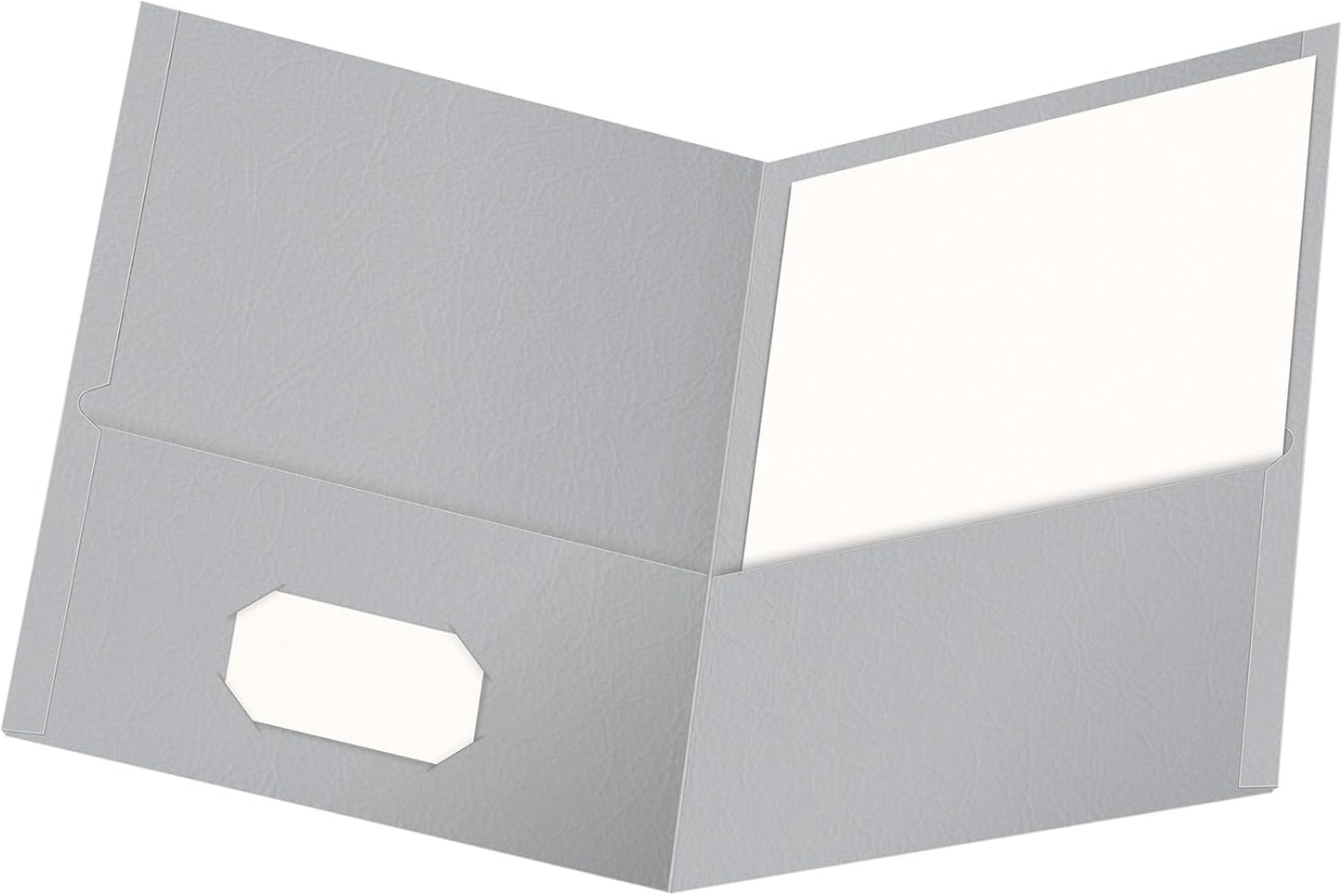 Oxford Twin-Pocket Folders, Textured Paper, Letter Size, Dark Blue, Holds 100 Sheets, Box of 25 (57538EE)
