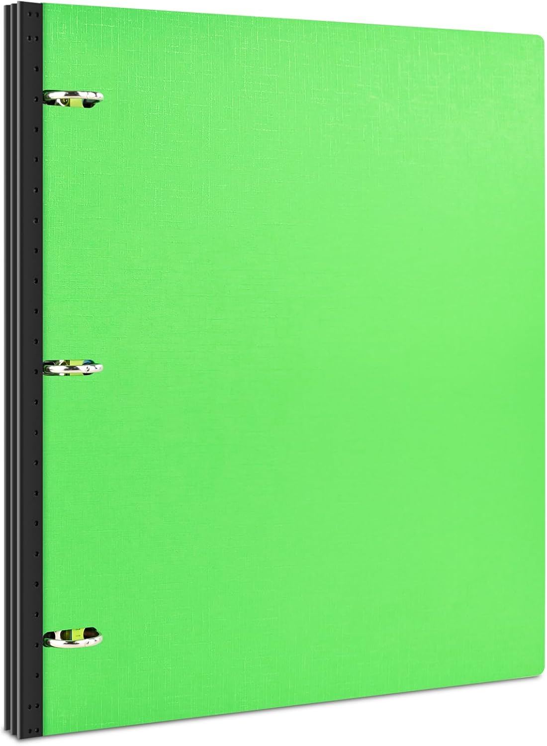 INFUN Telescoping 3 Ring Binder - 4PCS, Portable Plastic 3 Ring Binder with Telescoping Spine, Binders with Foldable Front Cover Holds 8.5"x11" Paper for School, Office, Homes