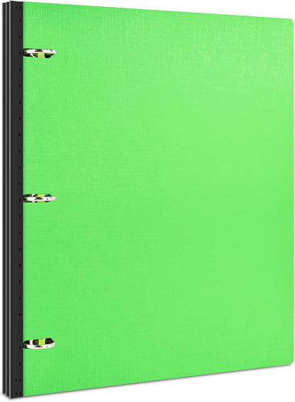 INFUN Telescoping 3 Ring Binder - 4PCS, Portable Plastic 3 Ring Binder with Telescoping Spine, Binders with Foldable Front Cover Holds 8.5"x11" Paper for School, Office, Homes