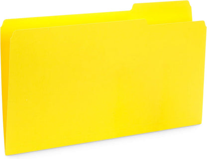 Blue Summit Supplies Blue Legal File Folders, Legal Size, 1/3 Cut Tab, Great for Organizing and Easy File Storage, File Folders 100 Count