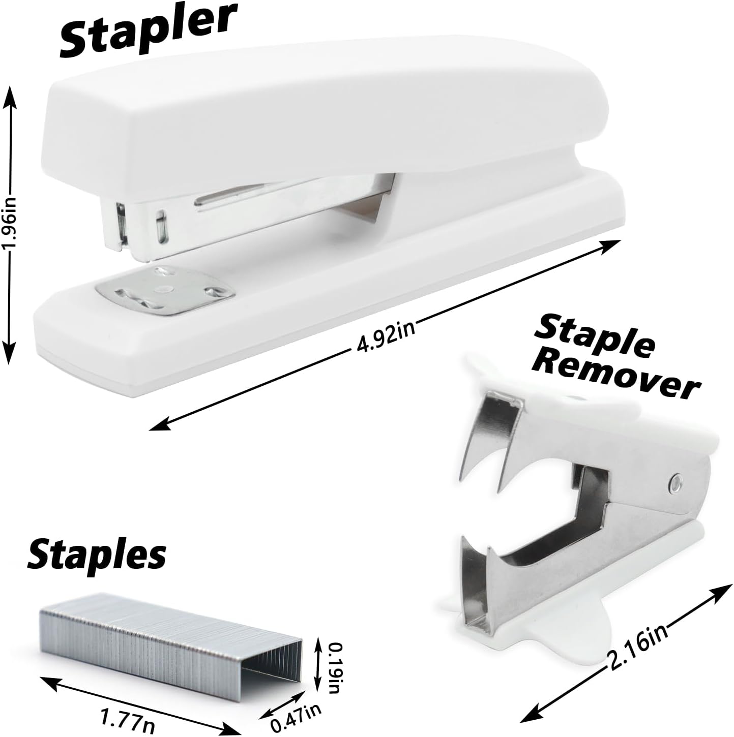 Pink Office Stapler, 25 Sheet Capacity with 2000 Staples and Staple Remover, Desktop Stapler,Pink Office Supplies for Students and Office Clerks