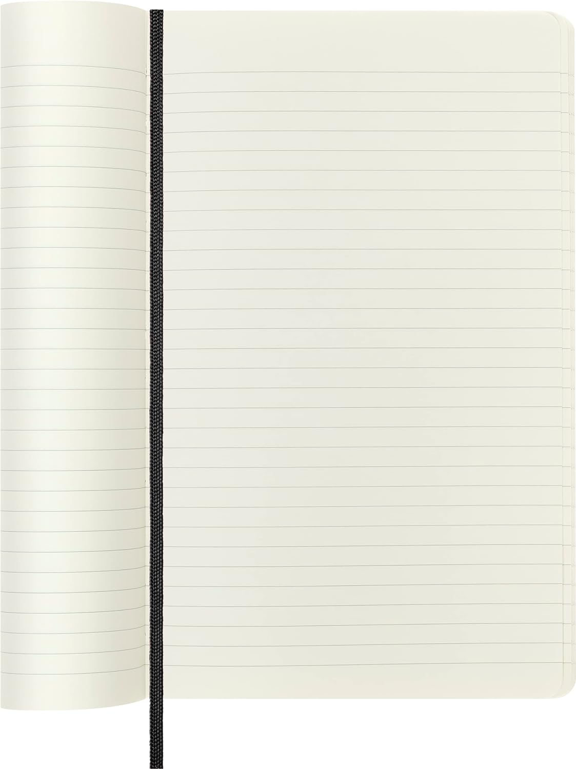"Moleskine Classic Notebook, Soft Cover, Large (5"" x 825"") Ruled/Lined, Black, 192 pages" (S07162)