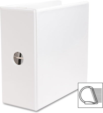 Business Source Basic D-Ring White View Binders