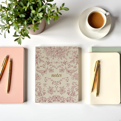 Pearhead Blue Matchbook Hardcover Journal, 6x8 College-Ruled Lined Notebook, 200 Pages, Trendy Writing Journal for Work, School & Everyday Notes