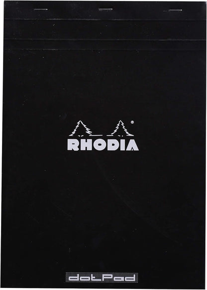 Rhodia Notepad, No18 A4, Lined - White, 8 1/4"" x 11 3/4""" (18601C)