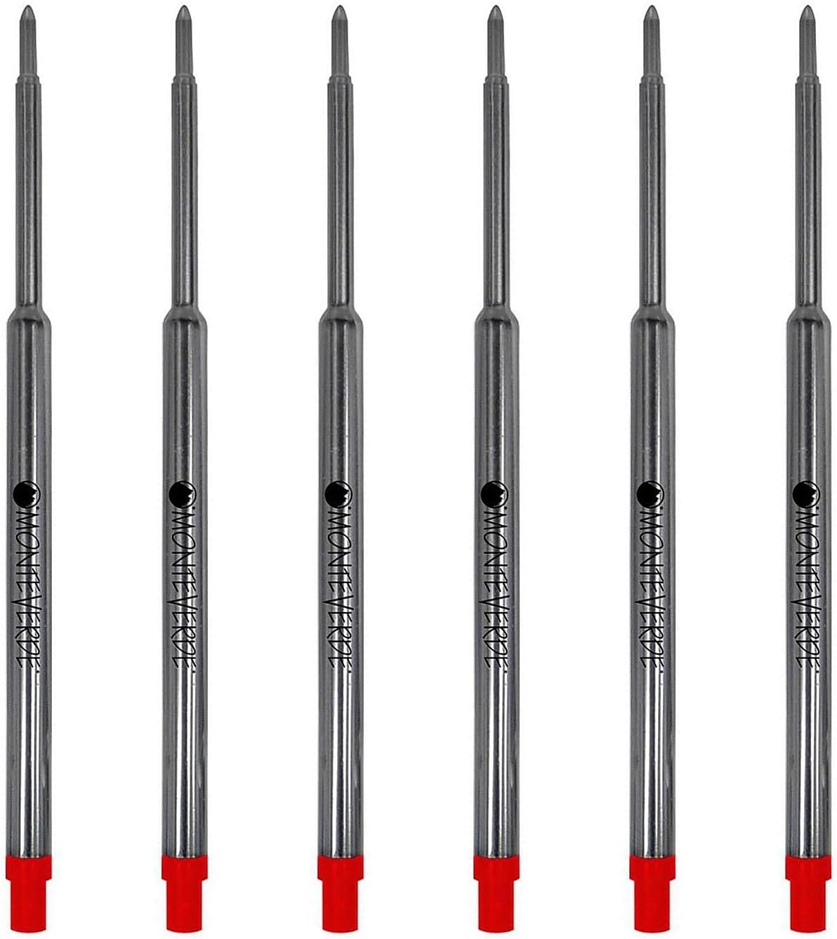 Monteverde USA Soft Ballpoint Refills to Fit Waterman Ballpoint Pens, Medium Point, Blue, 2-Pack, Smooth Writing for Creative and Professional Use