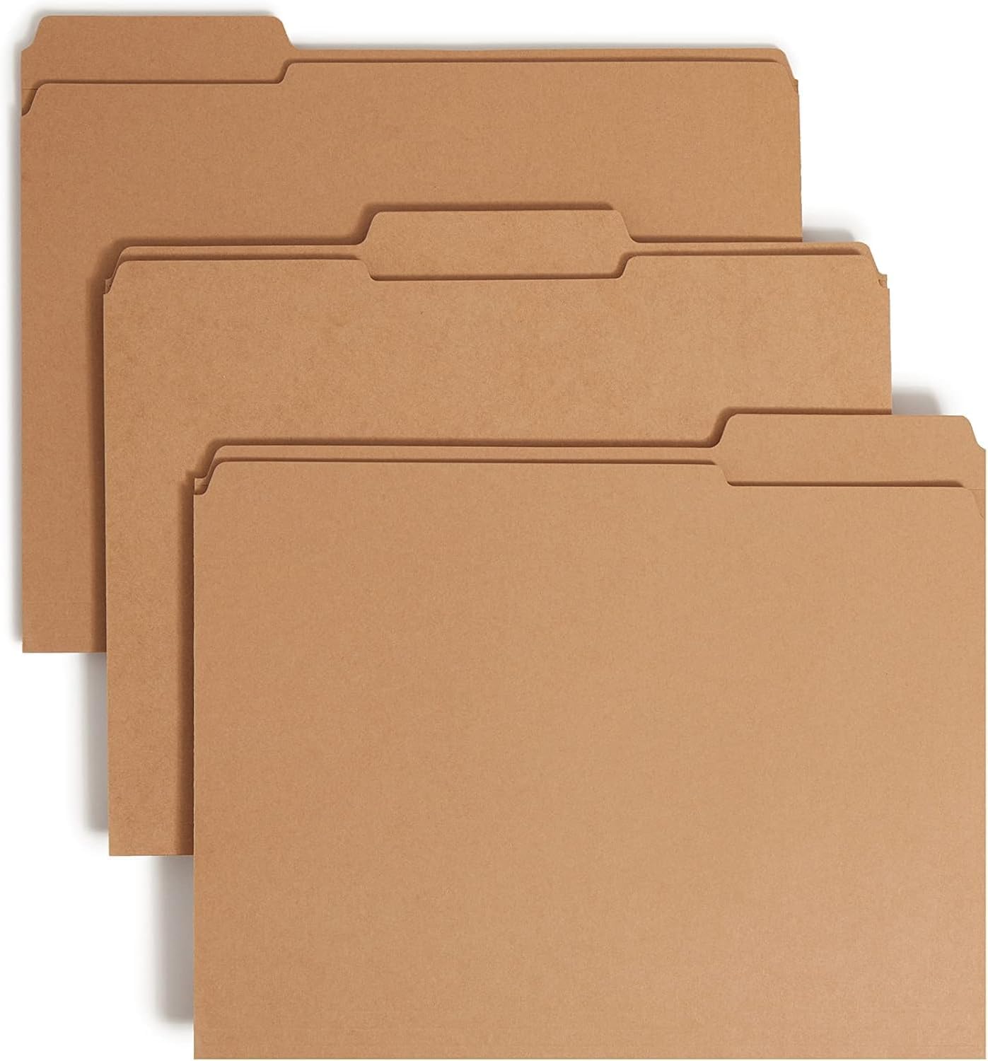 Smead Fastener File Folders, Reinforced 1/3-Cut Tabs, 2 Fasteners, Letter Size, Blue, 50 per Box (12040)