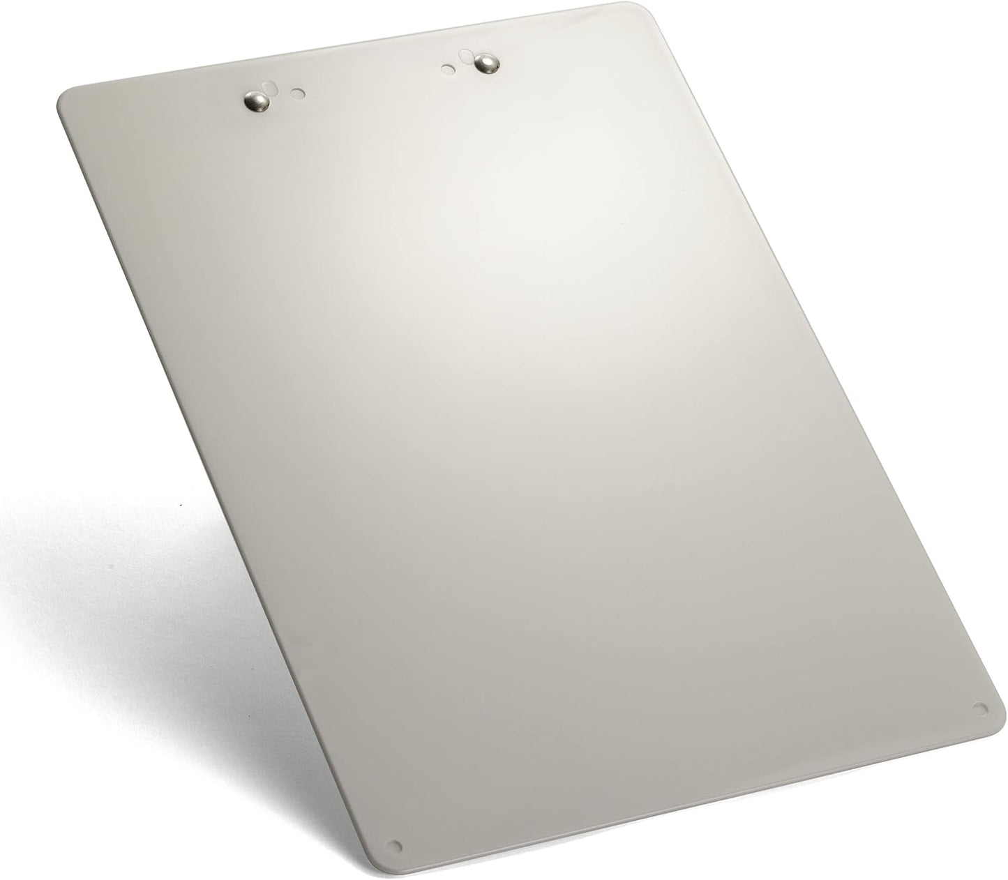 Officemate Recycled Plastic Clipboards, Letter Size, Pearl, Pack of 6 (83087)
