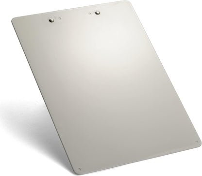 Officemate Recycled Plastic Clipboards, Letter Size, Pearl, Pack of 6 (83087)