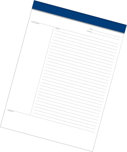 Oxford 8-1/2 x 11-3/4 Inches, Cornell Rule Legal Ruled Writing Pad (77104) ,50 sheets per pad; pack of 2 pads