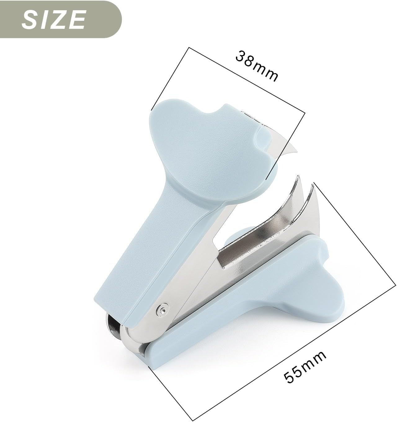 ZZTX 3 Pack Staple Remover Staple Puller Removal Tool for Home, School, Office (Pink, Blue, Purple)
