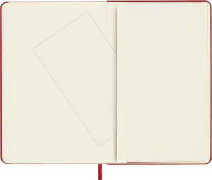 Moleskine Classic Notebook, Large, Squared, Red, Hard Cover (5 x 8.25)