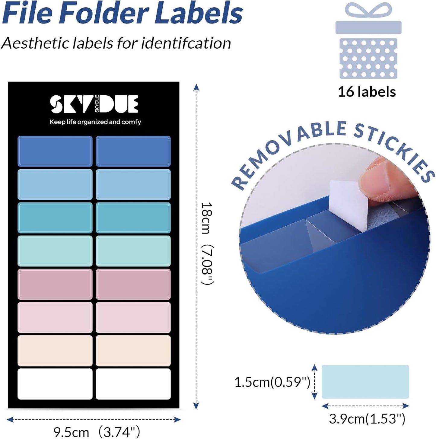 SKYDUE Accordion File Organizer, Expanding File Folder with 8 Pockets, Portable Document Paper Receipt Organizer, Letter/A4 Size Filing Folder School Office Supplies Black