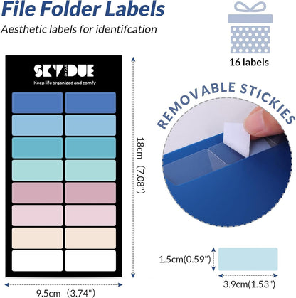SKYDUE Accordion File Organizer, Expanding File Folder with 8 Pockets, Portable Document Paper Receipt Organizer, Letter/A4 Size Filing Folder School Office Supplies Black