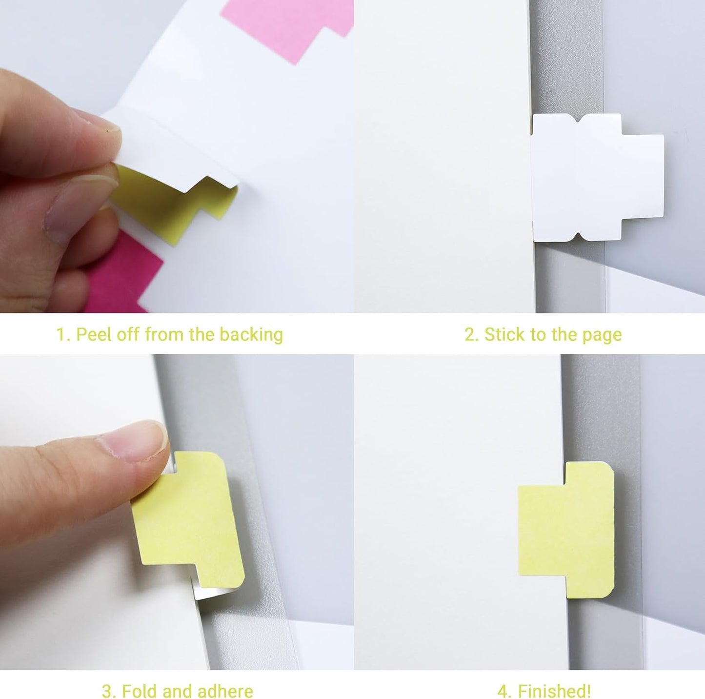 360 Pieces Sticky Blank Monthly Index Tabs Double-Sided Page Markers, Self-Adhesive & Writable Notes Flags for Labeling/Marking/Planing - Multi