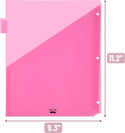 Mr. Pen- Binder Dividers with Pockets and Tabs, 1 Set, 8 Tabs/Set, Colorful, 3 Ring Binder Dividers with Tabs and Pockets on Both Sides