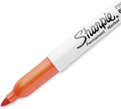 Sharpie Permanent Markers, Fine Point, Black, 12 Count