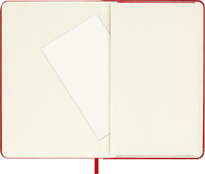 Moleskine Classic Notebook, Large, Squared, Red, Hard Cover (5 x 8.25)