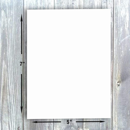 Hamilco Blank Index Cards 6" x 9" Heavyweight Card Stock 80lb Cover White Cardstock Paper - 100 Pack