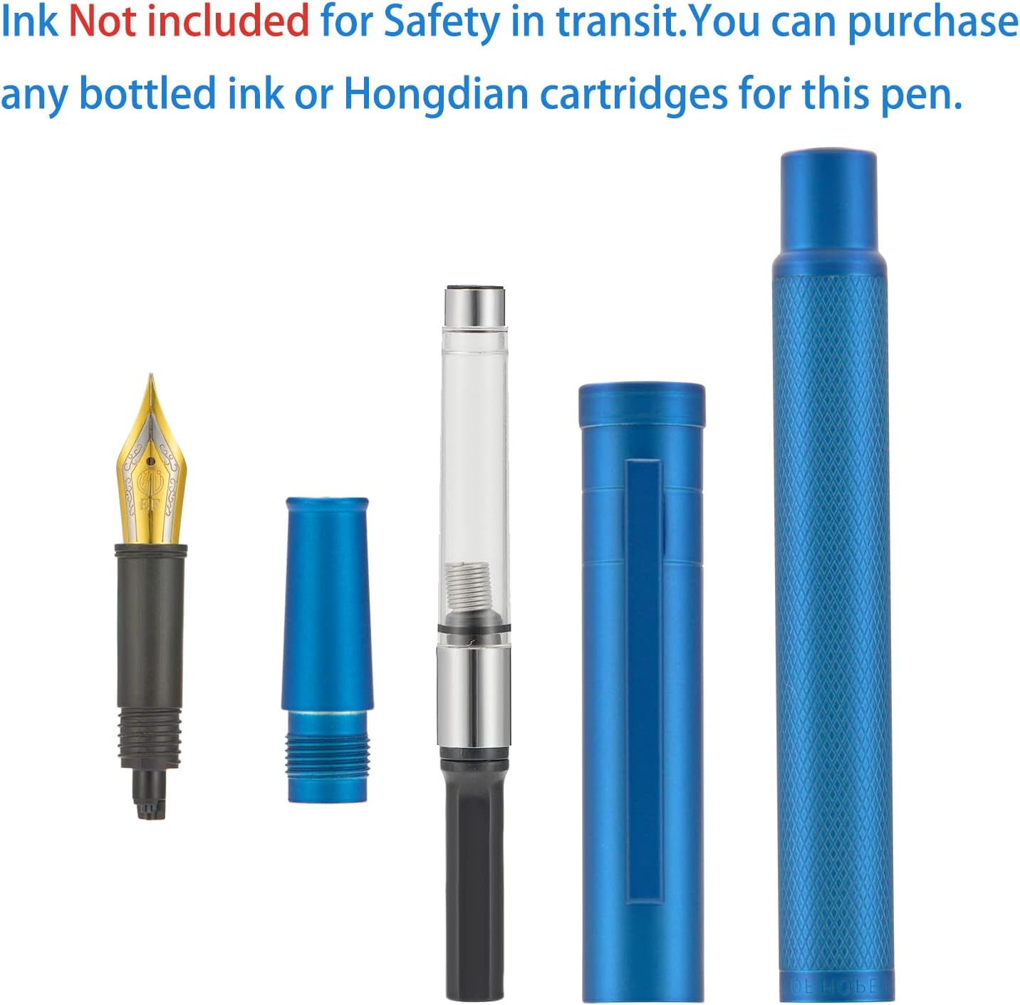 Hongdian Matte Black Forest Rollerball Pen with Schmidt Black Ink Refill, Classic Design with Metal Case for Business Signature