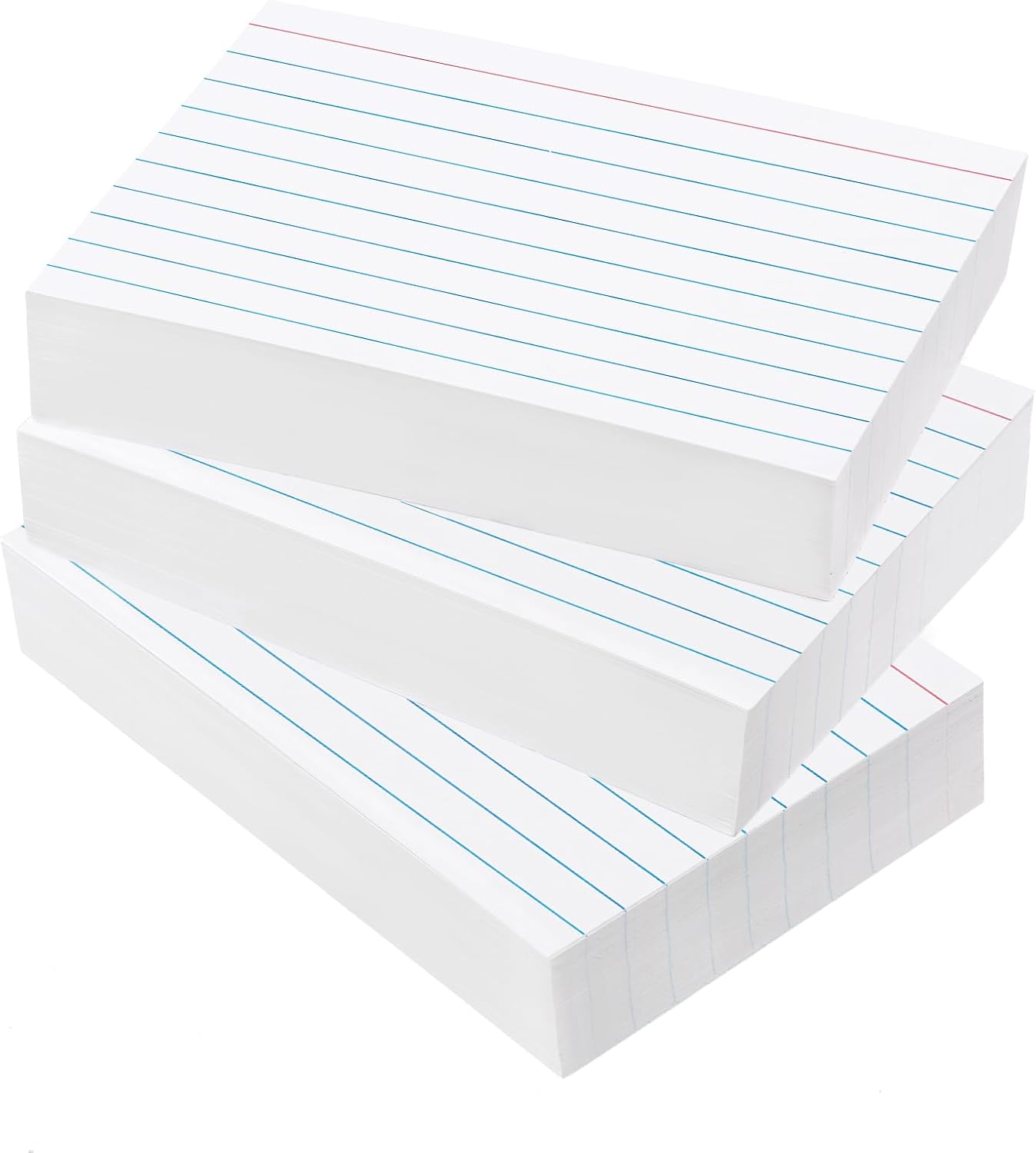 300 PCS Index Cards 4x6 Ruled - Goefun White Lined Note Cards 4 x 6 Flashcards for Studying, Note Taking and To Do List