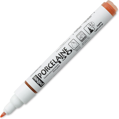 Pebeo Porcelaine 150, China Paint Fine Tip Marker - Anthracite Black (021009)