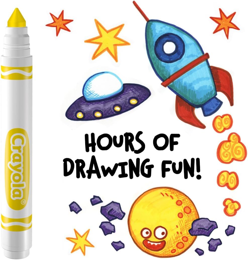 Crayola Washable Markers for Kids - Black (12ct), Bulk Broad Line Markers for School, Classroom Essentials, Teacher Classroom Must Haves for Elementary School