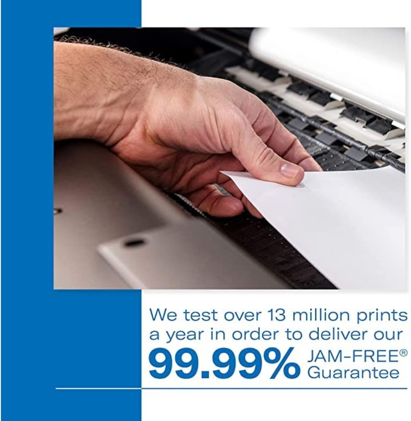 Hammermill Printer Paper, Premium Color 28 lb Copy Paper, 8.5 x 11-5 Ream (2,500 Sheets) - 100 Bright, Made in the USA, 102450C, White