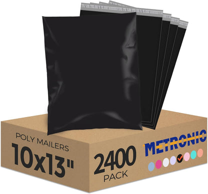 Metronic White Poly Mailers 14.5x19 100 Pack, Large Shipping bags Self-Seal Shipping Envelopes , Packaging Envelope for Small Business, Boutique, Clothing
