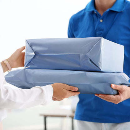 Metronic Poly Mailers 10x13 300 Pcs, Small Shipping Bags for Clothes, Shipping Envelopes for Small Business, Strong Adhensive Mailing Bags, Haze Blue